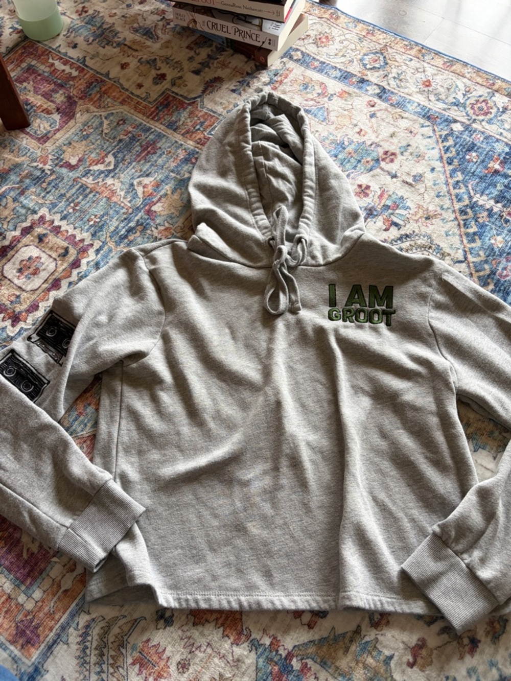 Marvel "I Am Groot" Gray Hoodie Sweatshirt